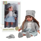 slomart Lutka Sweet Angel v modri obleki, 36,5 cm