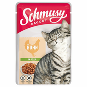 20 + 2 gratis! Schmusy Ragout 22x100 g - Tuna v želeju