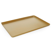 NEW Pladenj za pecivo 30x20 cm - zlati
