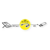 ROLINE Roline USB kabel USB 3.2 gen. 1 (USB 3.0) USB-C® vtič\, USB-A vtičnica 0.15 m črna  11.02.9031, (20416489)