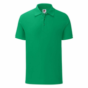 Iconic Polo Friut of the Loom Mens Green T-shirt