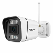 Foscam V5P WLAN nadzorna kamera bijela 5MP (3072x1728) dual-band WLAN integrirani reflektor i sirena
