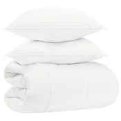 vidaXL vidaXL Komplet odej Bela 200 x 220 cm Bombaž, bambus, poliester, (5000295087)