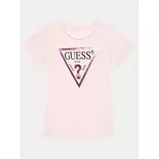 Guess Majica J73I56K 8HM0 Roza Regular Fit