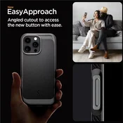 shumee Ovitek Spigen Rugged Armor Mag MagSafe - iPhone 16 Pro (mat črn)