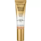 Max Factor Miracle Second Skin vlažilni kremasti tekoči puder SPF 20 odtenek 07 Neutral Medium 30 ml