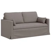 Vidaxl Kavč Taupe 158 x 78 x 80 cm blago