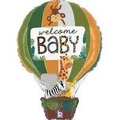 Grabo Folija balon - Welcome Baby Jungle Safari 76 cm