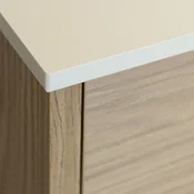 shumee Kopalniški pult iz HPL za omarico 40 cm 40,5 x 40 cm Snežno bela (8685SU)