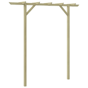 vidaXL Lesena vrtna pergola 200 x 40 205 cm