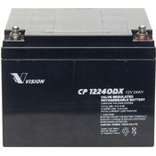 Vision Akkus Vision Akkus CP12240DX CP12240DX svinčeni akumulator 12 V 24 Ah svinčevo-koprenast (Š x V x G) 166 x 125 x 175 mm M5-vijačni priklop brez vzdrževanja\, obstojnostni cikel Svinčev akumulator, (20439261)
