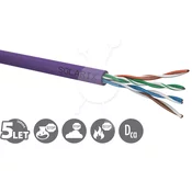 Instalacijski kabel Solarix CAT5E UTP LSOH Dca-s1,d2,a1 500m/škatla SXKD-5E-UTP-LSOH