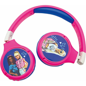 Djecje slušalice Lexibook - Barbie HPBT010BB, bežicne, plave