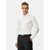 HUGO Srajca Kenno 50566215 Bela Slim Fit