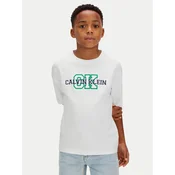 Calvin Klein Jeans Majica LVCKSJA11B Bela Regular Fit