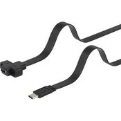 Renkforce Renkforce USB 3.1 (Gen 2) Podaljšek [1x Moški konektor USB-C™-1x Ženski konektor USB-C™] 0.50 m Črna Lahko se priv