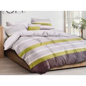 Pamucna posteljina GABRO bijela + jastucnica 40 x 50 cm gratis
