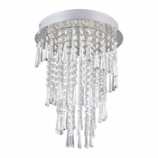 LED stropna svjetiljka u srebrnoj boji o 30 cm Pomp – Trio
