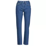 Levis 501 CROP Modra