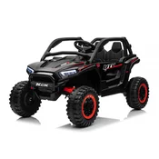 Mamido Električni avtomobilček Buggy UTV KCK 4x4 črn 24V | 800 W | 50 kg | EVA | LED | 2,4 Ghz | EKO usnje