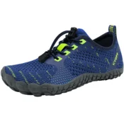 Nikcorp Otroški čevlji za vodo s hitrim sušenjem in nedrsečim podplatom, zaščita pred ježki, temno modri, velikost 29