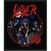 Slayer Live Undead Našitek za šivanje 100 x 100 mm
