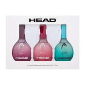 HEAD Elite set: EDT Elite 50 ml + EDT Bliss 50 ml + EDT Spark 50 ml za ženske