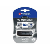 VERBATIM V3 USB Flash 16GB, 3.0, Sivi