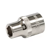 Silverline Ključ vtičnice 8 mm 3/8 HEX kratka srebrna črta