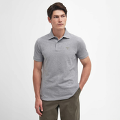 Klasična polo majica Barbour Lightweight Sports Polo Shirt — Grey Marl - L