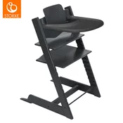 Stokke stol za hranjenje Tripp Trapp set 3v1 black/black 685400- pladenj