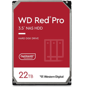 WD Red Pro 22TB 3,5 SATA3 512MB 7200rpm (WD221KFGX) NAS trdi disk