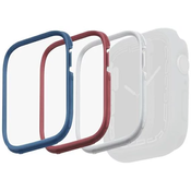 UNIQ frames for Moduo 3in1 Apple Watch Series 4/5/6/7/8 / SE 44 / 45mm Blue-Red-White (UNIQ-45MM-3IN1MDBUN)