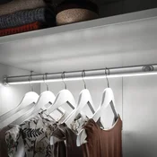 Hera LED lučka za obešanje oblačil s senzorjem, 60 cm - spalnica - Sodobni - mat krom - Kovina
