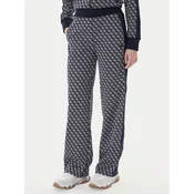 Guess Spodnji del trenirke V6RB09 K2042 Mornarsko modra Wide Leg