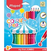 Barvice MAPED ColorPeps Maxi 18/1