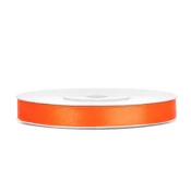 PartyDeco Trak iz satena - oranžen 6mm/25m