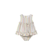 Mayoral Poletna obleka 1844 Pisana Regular Fit