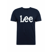 Lee  Majice s kratkimi rokavi LOGO TEE SHIRT  Modra