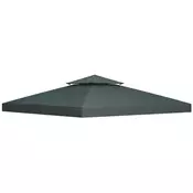 Homestar Nadstrešek za vrtno nadstrešnico 300x300 cm Siva