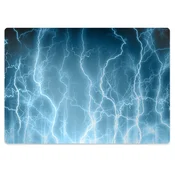 Decormat Podloga za zaščito tal Modra strela 140x100 cm 2 cm