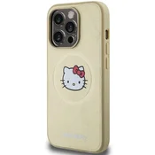 HELLO KITTY HELLO KITTY HARDCASE USNJEN OVITEK ZA IPHONE 14 PRO MAX 6.7 ZA MAGSAFE KITTY