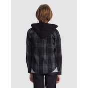 DC Ruckus Hooded Košulja od flanela black / dark shadow plaid Gr. T14