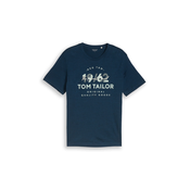TOM TAILOR Majica mornarska/pastelno modra