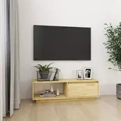 TV ormaric 110 x 30 x 33,5 cm od masivne borovine
