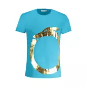 TRUSSARDI Muška majica TRU2MTS01_AZ12TEAL, Svetloplava