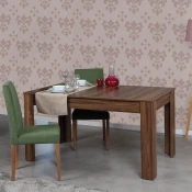Hanah Home Trpezarijski sto Oblo 130x78x80cm Orah