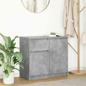 Komoda s ladicama beton siva 71x35x65 cm konstruirano drvo