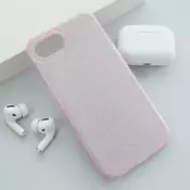 Maska Crystal Dust za iPhone 16e/ 17e pink