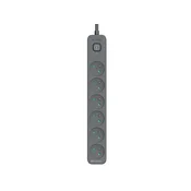 Razdelilnik z zaščito TRACER Power Line+ 1,8m, 6 vtičnic